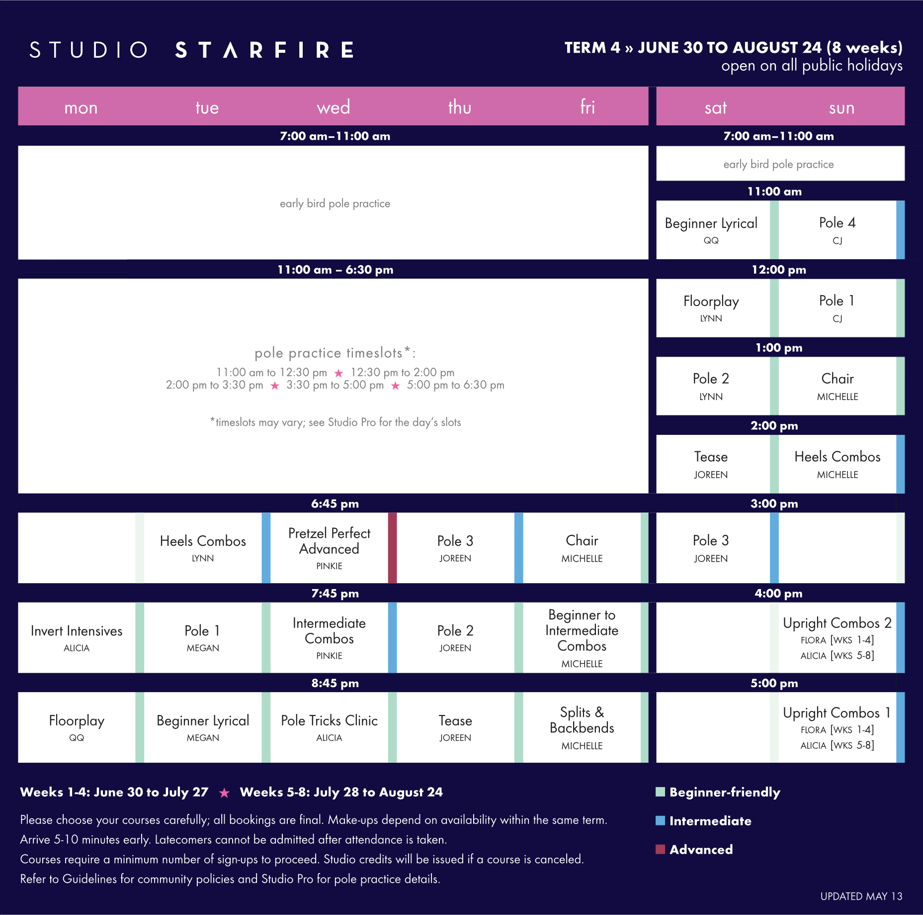 T4 Calendar 1420